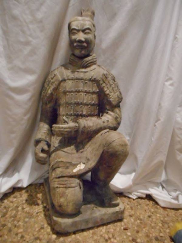 lot 97 image: Chinese terra cotta soldier