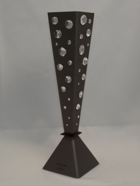 lot 11 image: Swarovski signed Borek Sipek crystal vase