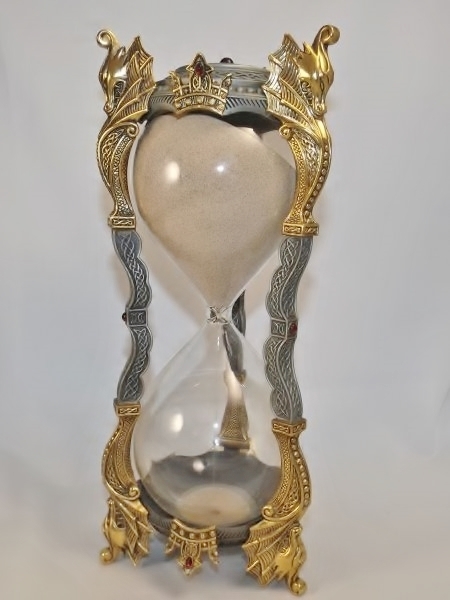 lot 50 image: Celtic elaborate hour glass