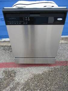 lot 21 image: Whirlpool24-Electric Dishwasher, Type 280-2, Model DU915PWSSO,Stainless Steel Front