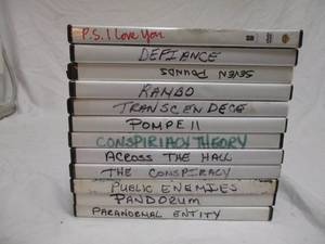 lot 44 image: 12-ASSORTED DVDS