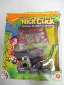 lot 36 image: Nickelodeon Nick Click Digital Camera Point Shoot wSpecial Effects CD ROM