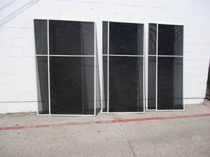 lot 90 image: 6-Large Framed Screens