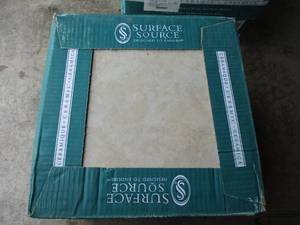 lot 128 image: 4-Boxes Of Surface Source Ceramic Titles-Texas Beige-16-12 x 12 In Each Box.