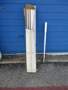 lot 127 image: 11- 1-14 x 34 Primed -Pin Top Balusters