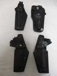 lot 121 image: 4-total-3-Safariland Police Duty Holsters, And 1-SAFTY SPEED, Police Duty Holster