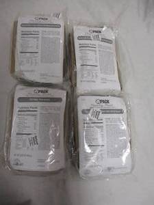 lot 112 image: A-Pack MRE  (Meals Ready to Eat) Ready meal packs, Self Heating Emergency Meals.  4-total