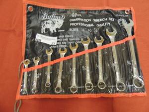 lot 77 image: Buffalo 9 piece combination wrench set like new