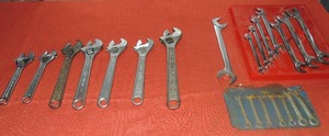 lot 10 image: 10 various sizes of Crescent wrenches smallest 6-150mm largest 10