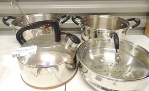 lot 177 image: Stainless steel silverware lot