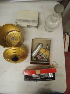 lot 186 image: Pampered chef hand chopper  various shredder tops dough pump
