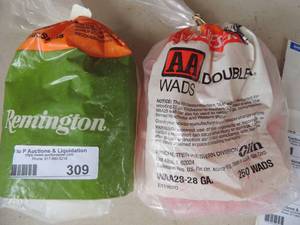 lot 309 image: Winchester AA wads WAA26 28 g. app. 150 Remington 410 2.5 approx. 150