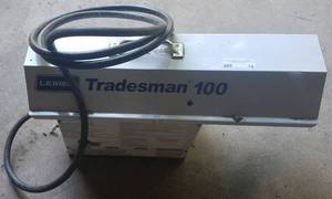 lot 78 image: L.B. WHITE TRADESMAN 100 FORCED AIR PORTABLE PROPANE HEATER AS SHOWN.