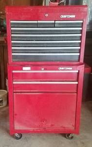 lot 94 image: CRAFTSMAN TOOLS BOXES IN STYLECOLORCONDITION SHOWN. CONTENTS NOT INCLUDED. YOU ARE BIDDING BY THE PIECE