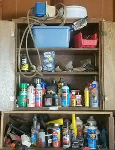 lot 113 image: CONTENTS OF SHELVES AS SHOWN IN PICTURES.