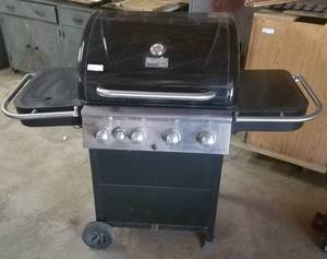 lot 121 image: CHARBROIL CLASSIC PROPANE GRILL IN STYLECOLORCONDITION SHOWN.