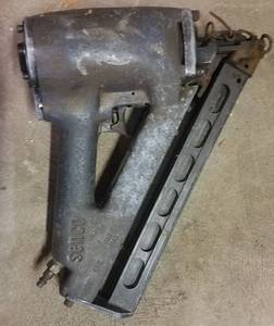 lot 155 image: SENCO AIR POWER NAILER AS SHOWN.