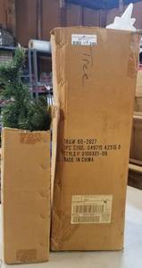 lot 248 image: LOT OF CHRISTMAS TREESDECOR AS SHOWN.