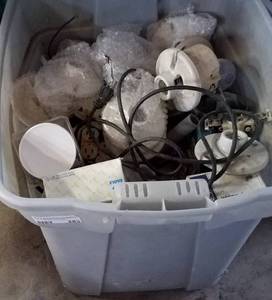 lot 283 image: LARGE LOT OF ELECTRICAL PARTS AND RELATED AS SHOWN.