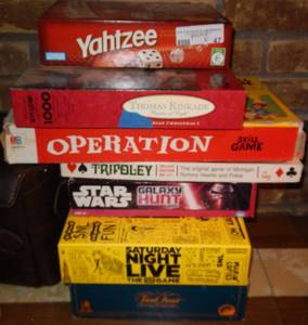 lot 47 image: LOT OF ASSORTED BOARD GAMES AND MORE AS SHOWN.