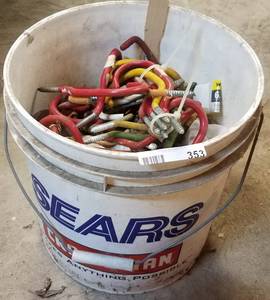 lot 353 image: LOT OF ASSORTED HOOKS AND MORE AS SHOWN.