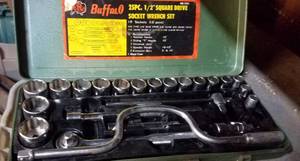 lot 399 image: BUFFALO SOCKET WRENCH SET AS SHOWN.