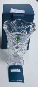 lot 494 image: NEW IN BOX MARQUIS BY WATERFORD CRYSTAL VASE IN STYLE SHOWN. MADE IN AUSTRIA.