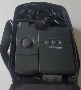 lot 544 image: RESPIRONICS C-PAP MODEL M-SERIES WITH STORAGE BAG AS SHOWN.