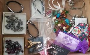 lot 595 image: LOT OF FASHION JEWELRY AND MORE AS SHOWN.
