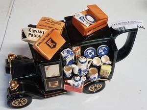 lot 646 image: LIMITED EDITION (ONLY 5000 MADE) PAUL CARDEW DESIGNED KIRVANS TEA MERCHANT VAN TRUCK TEAPOT IN EXCELLENT CONDITION AS SHOWN. CHECK IT OUT