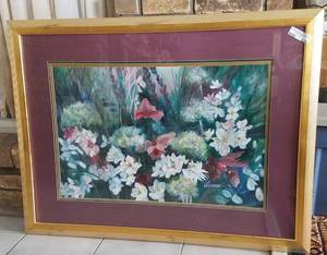 lot 670 image: FRAMED FINE ART LITHOGRAPH BY LEICHNER AS SHOWN.