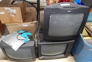 lot 655 image: LOT OF TVS AS SHOWN.