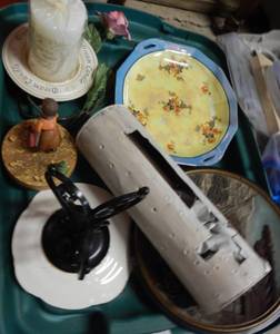lot 659 image: LOT OF ASSORTED DECOR AND MORE AS SHOWN.