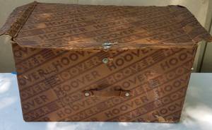 lot 756 image: VINTAGE HOOVER VACCUM BOX AS SHOWN.