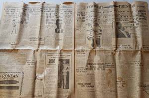 lot 750 image: CINCINNATI TIMES-STAR DECEMBER 2, 1920 ISSUE AS SHOWN. CHECK IT OUT