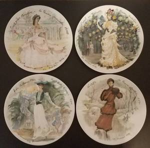 lot 711 image: FR. GANEAU COLLECTIBLE PLATES IN THEMESDESIGNSTITLES SHOWN. YOU ARE BIDDING BY THE PIECE