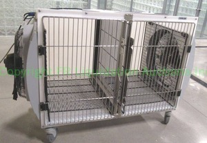 lot 1 image: Shor-Line model K-9 pet dryer cage
