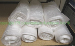 lot 156 image: High-density 12-15 gal. plastic bags, 7 rolls
