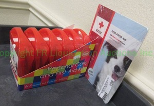 lot 128 image: Boss pet first aid kits, 6 count, with display