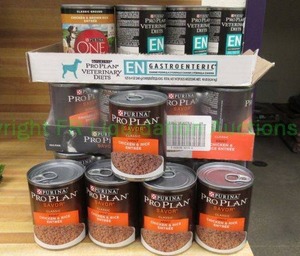 lot 129 image: Purina Pro Plan canned dog food