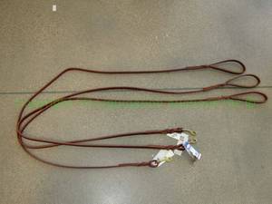 lot 151 image: Omnipet and Latigo leather dog leashes, 3 count