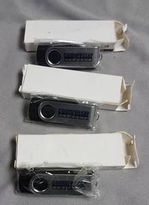 lot 193 image: 3 New USB Flash Drives