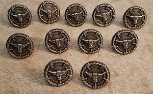 lot 265 image: Longhorn drawer knobs