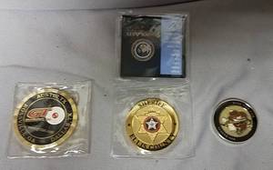 lot 302 image: Challenge coins