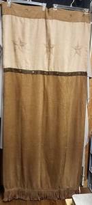 lot 307 image: Western shower curtain