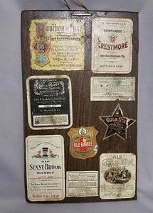 lot 317 image: Whiskey labels