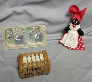 lot 341 image: Minnie Bell, cotton bale and Stereopticon slide