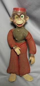 lot 344 image: vintage organ grinder  bellhop monkey