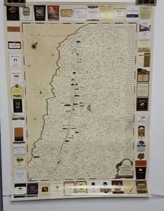 lot 349 image: Napa Valley Map Print