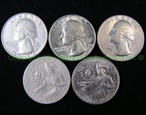 lot 473 image: Bicentennial 1776-1976 washington quarters. bid is times the quantity